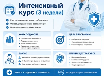 Реабилитация за 21 день в Таштаголе